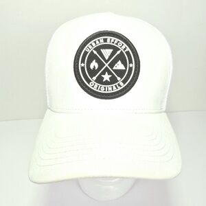 WHITE + BLACK PATCH TRUCKER HAT | ORIGINAL'S | URBAN EFFORT